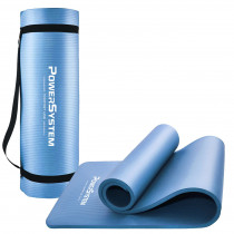 Килимок для йоги та фітнесу Power System PS-4017 NBR Fitness Yoga Mat Plus Blue (180х61х1) Килимок для йоги та фітнесу Power System PS-4017 NBR Fitness Yoga Mat Plus Blue (180х61х1)