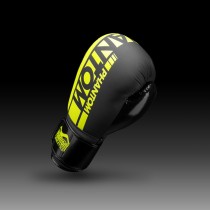 Боксерські рукавиці Phantom APEX Elastic Neon Black/Yellow 10 унцій (капа в подарунок)