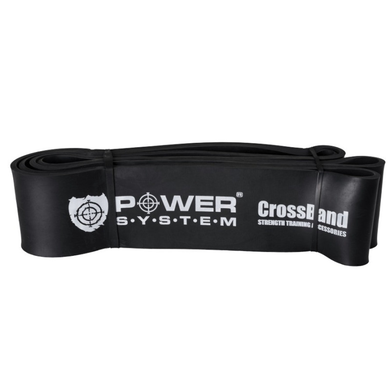 Еспандер-петля (гумка для фітнесу і кроссфіту) Power System PS-4055 CrossFit Level 5 Black (опір 25-65 кг)