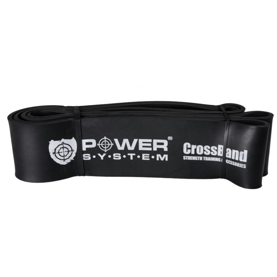 Еспандер-петля (гумка для фітнесу і кроссфіту) Power System PS-4055 CrossFit Level 5 Black (опір 25-65 кг)
