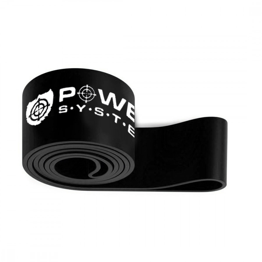 Еспандер-петля (гумка для фітнесу і кроссфіту) Power System PS-4055 CrossFit Level 5 Black (опір 25-65 кг)
