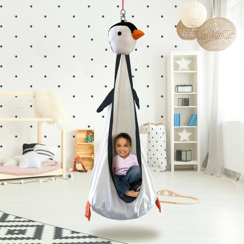 Дитяче підвісне крісло WCG пінгвін