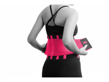 Пояс компресійний MadMax MFA-277 Slimming belt Black/neon pink M