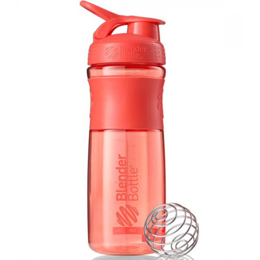 Шейкер спортивний (пляшка) BlenderBottle SportMixer Flip 28oz/820ml Coral
