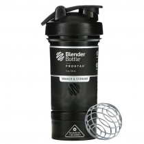 Шейкер спортивний BlenderBottle ProStak 22oz/650ml з 2-ма контейнерами Black Шейкер спортивний BlenderBottle ProStak 22oz/650ml з 2-ма контейнерами Black
