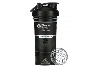 Шейкер спортивний BlenderBottle ProStak 22oz/650ml з 2-ма контейнерами Black
