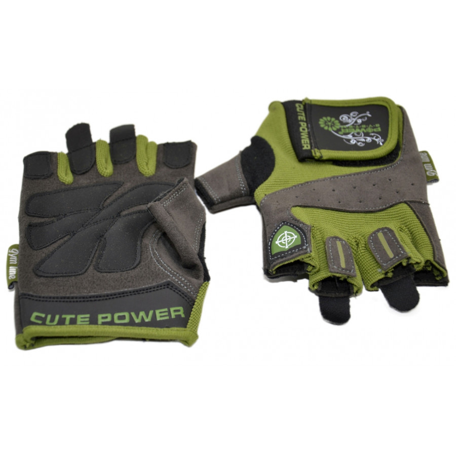 Рукавички для фітнесу Power System PS-2560 Cute Power жіночі Green XS