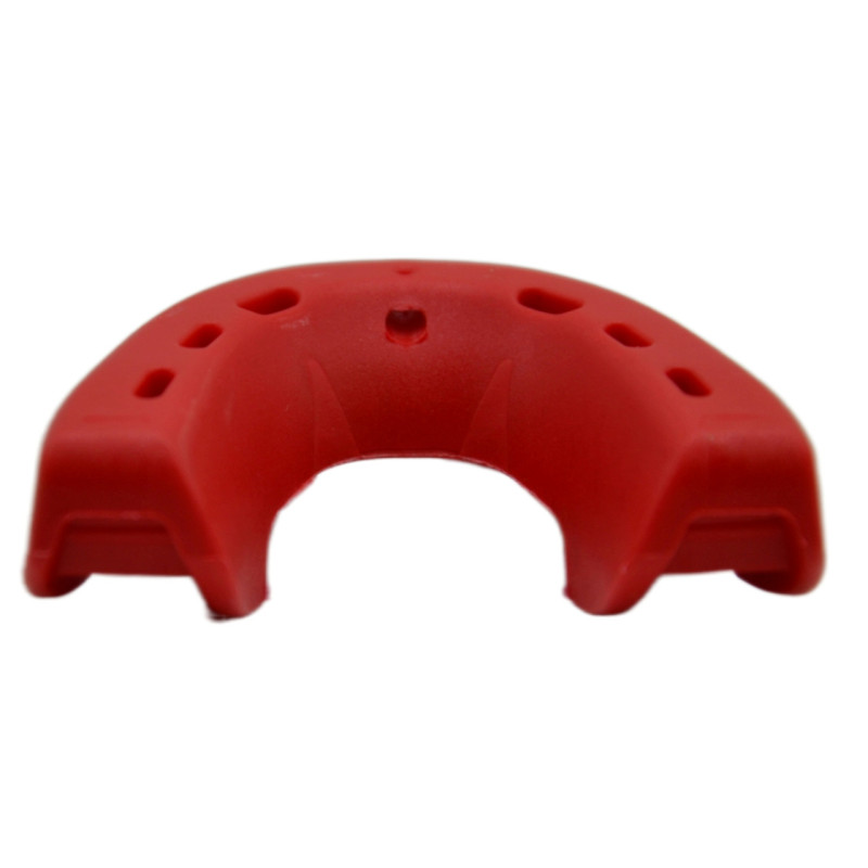 Кепка боксерская OPRO Junior Bronze Red, Детская (возраст до 10 лет), Однослойная, Компрессионная клетка, Технология плавников, Красный