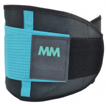 Пояс компресійний MadMax MFA-277 Slimming belt Black/turquoise S Пояс компресійний MadMax MFA-277 Slimming belt Black/turquoise S