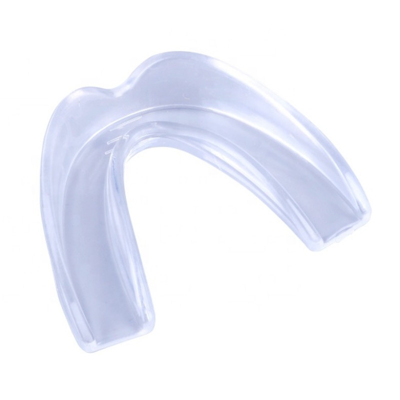 Капа боксерська PowerPlay 3318 JR дитяча (вік до 10) прозора