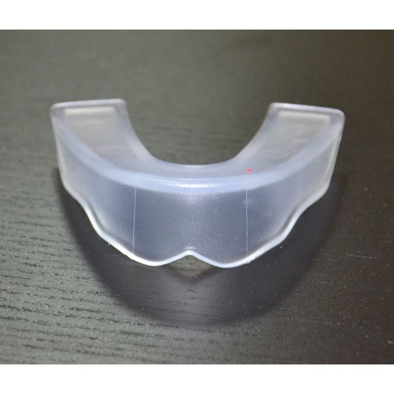 Капа боксерська PowerPlay 3318 JR дитяча (вік до 10) прозора