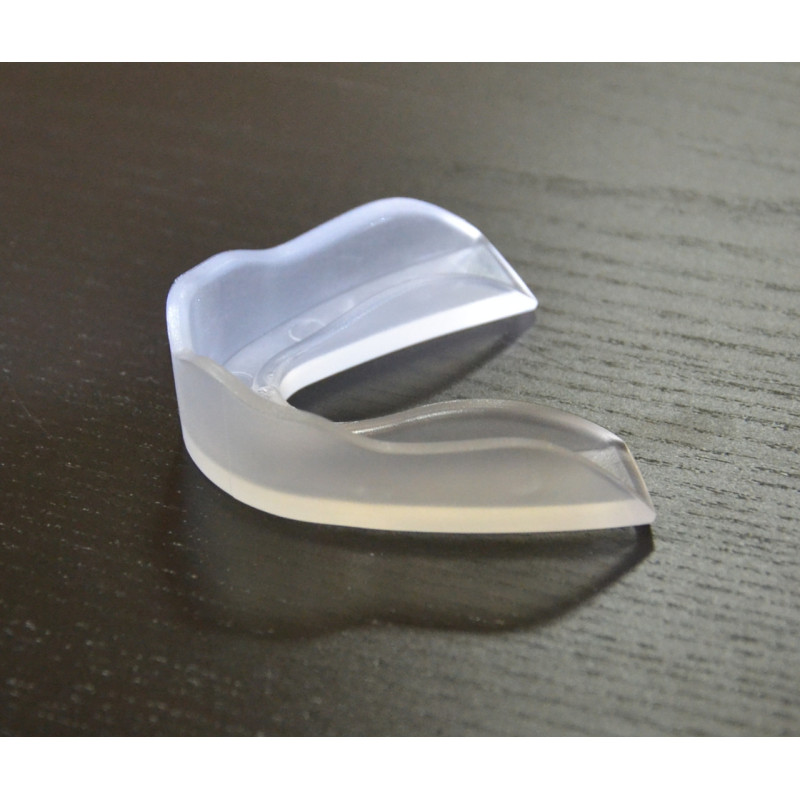 Капа боксерська PowerPlay 3318 JR дитяча (вік до 10) прозора