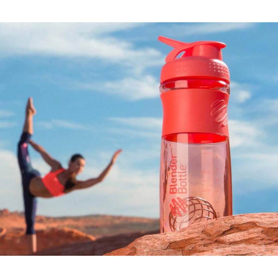 Шейкер спортивний (пляшка) BlenderBottle SportMixer Flip 28oz/820ml Coral