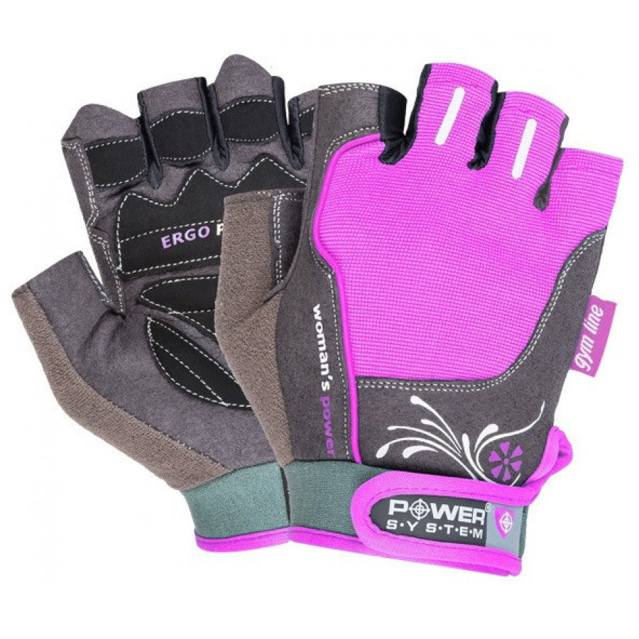 Рукавички для фітнесу Power System PS-2570 Woman’s Power жіночі Pink S