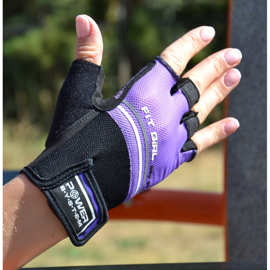Рукавички для фітнесу Power System PS-2920 Fit Girl Evo Purple S