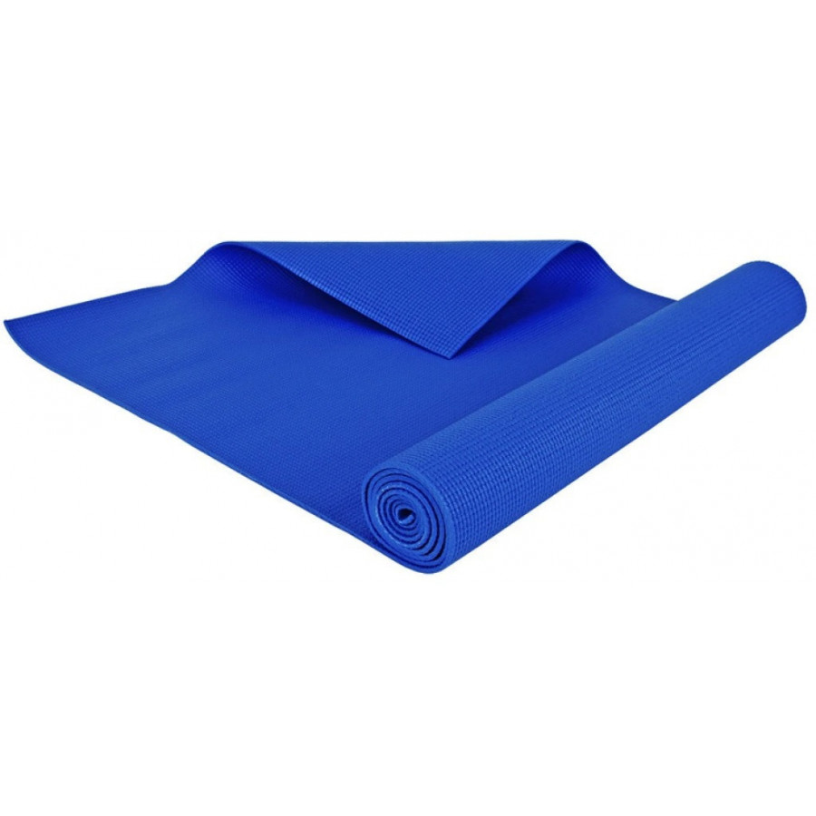 Килимок для йоги та фітнесу Power System PS-4014 PVC Fitness-Yoga Mat Blue (173x61x0.6)