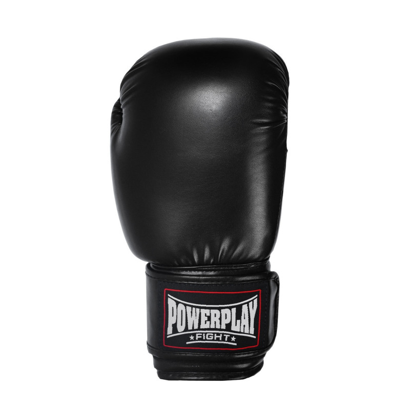 Боксерські рукавиці PowerPlay 3004 Classic Чорні 6 унцій