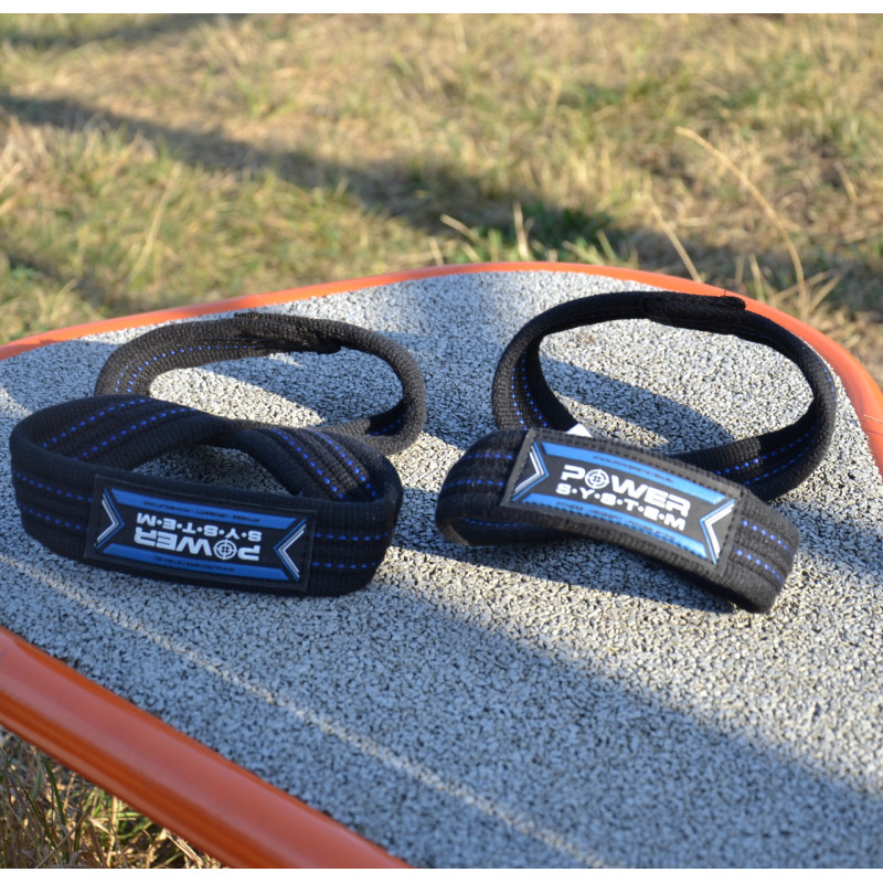 Лямки для тяги (вісмірка) Power System PS-3405 Figure 8 Black/Blue S/M