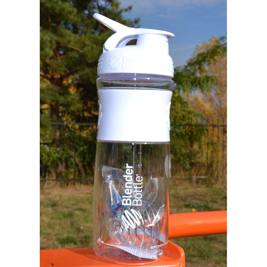 Шейкер спортивний (пляшка) BlenderBottle SportMixer Flip 28oz/820ml White