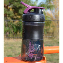 Шейкер спортивний (пляшка) BlenderBottle SportMixer Flip 20oz/590ml Black/Plum Шейкер спортивний (пляшка) BlenderBottle SportMixer Flip 20oz/590ml Black/Plum