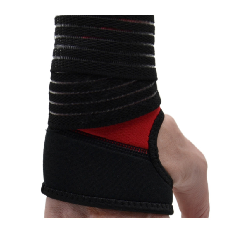 Бандаж на зап'ястя Power System PS-6010 NEO Wrist Support Black S/M, Неопрен, Черно-красный