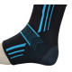 Бандажі на гомілкостоп Power System PS-6022 Ankle Support Evo Black/Blue (2шт.), Размер L, Эластан, Черно-синий
