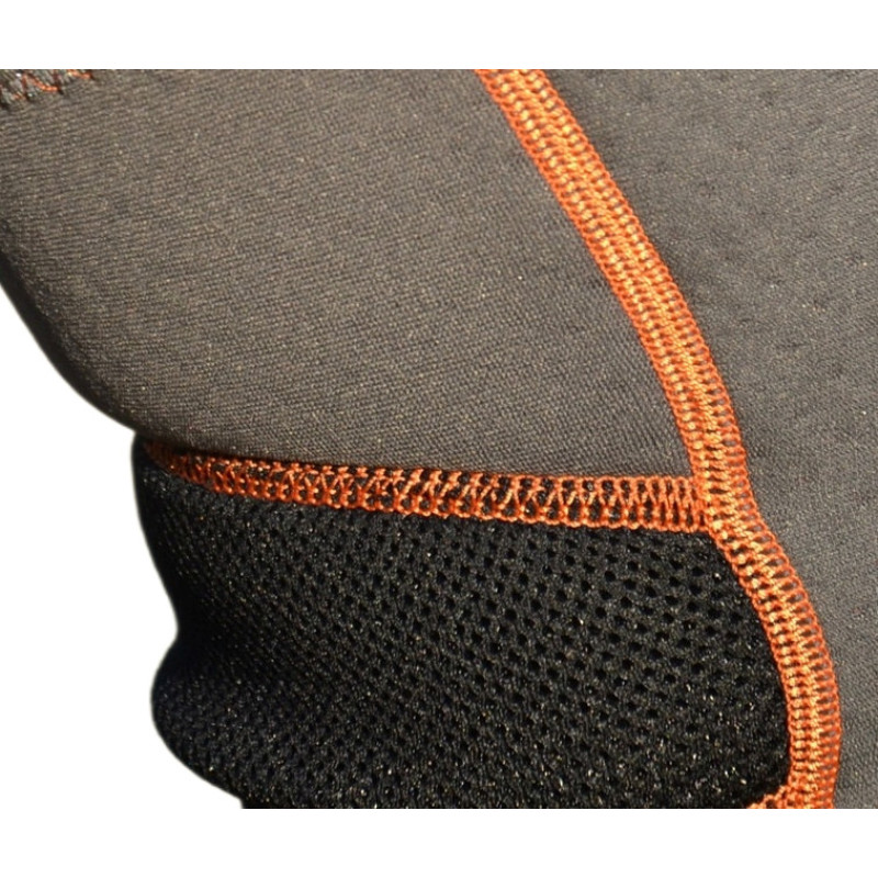 Наколінник MadMax MFA-297 Knee Support with Patella Stabilizer Dark Grey/Orange M