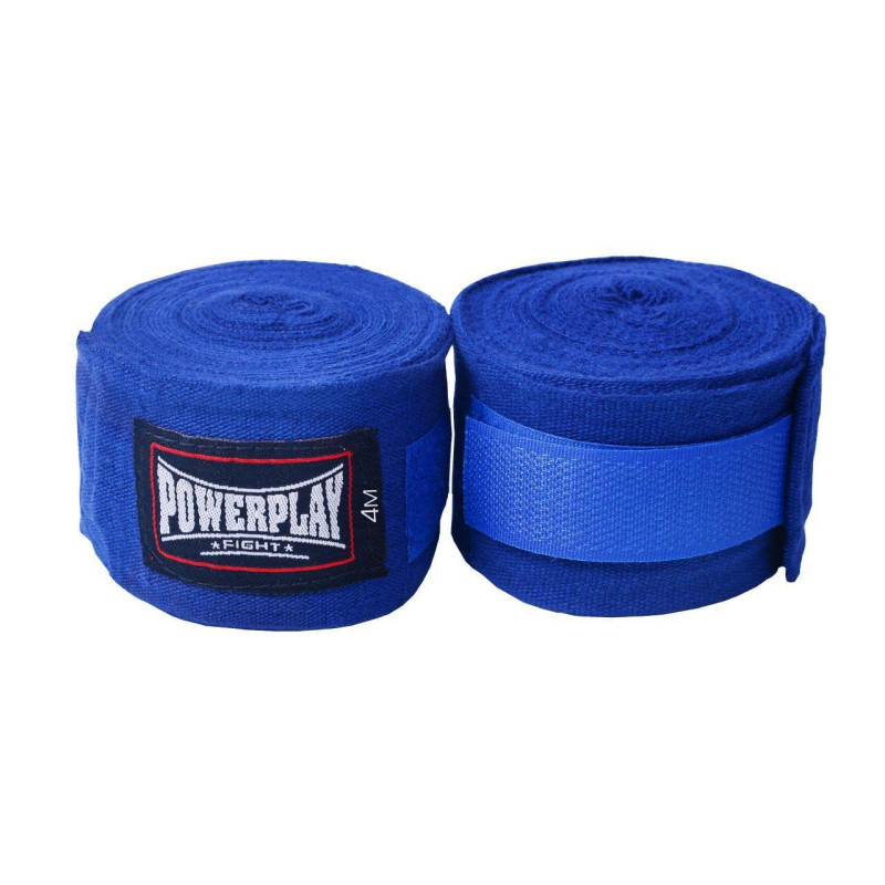 Бинти для боксу PowerPlay 3046 Сині (2.5м)