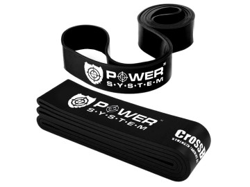 Еспандер-петля (гумка для фітнесу і кроссфіту) Power System PS-4055 CrossFit Level 5 Black (опір 25-65 кг)