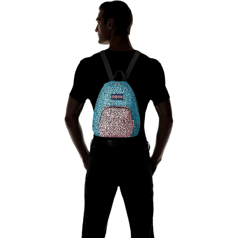 Молодіжний рюкзак 10L Jansport Half Pint бірюзовий з рожевим