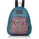 Молодіжний рюкзак 10L Jansport Half Pint бірюзовий з рожевим