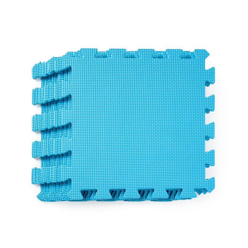 Мат-пазл детский коврик-пазл WCG EVA 30х30х1см голубой