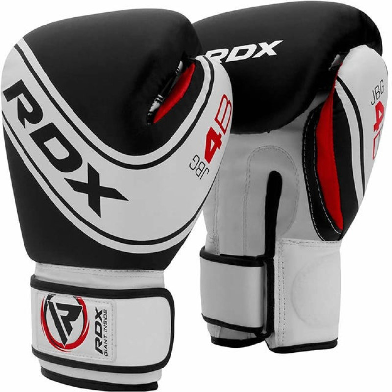 Боксерські рукавиці RDX 4B Robo Kids White/Black 6 унцій 