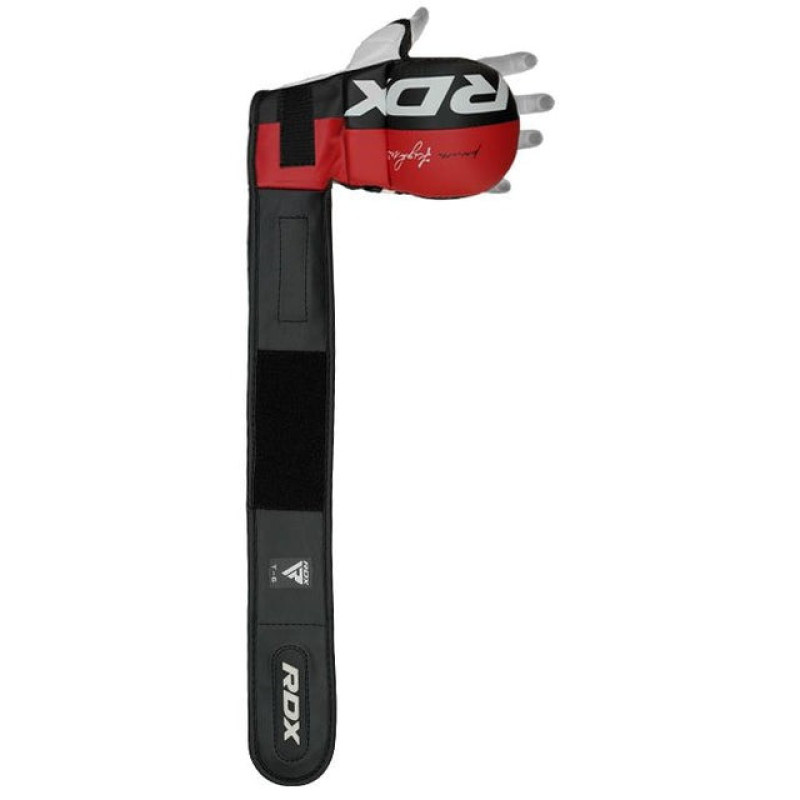 Рукавиці для ММА (Греплінгові рукавички) RDX T6 Plus Rex Red M