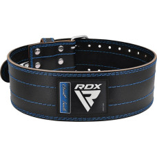 Пояс для пауэрлифтинга RDX RD1 кожаный Blue L