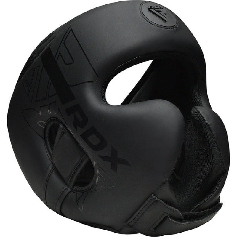 Боксерський шолом RDX F6 KARA Matte Black M