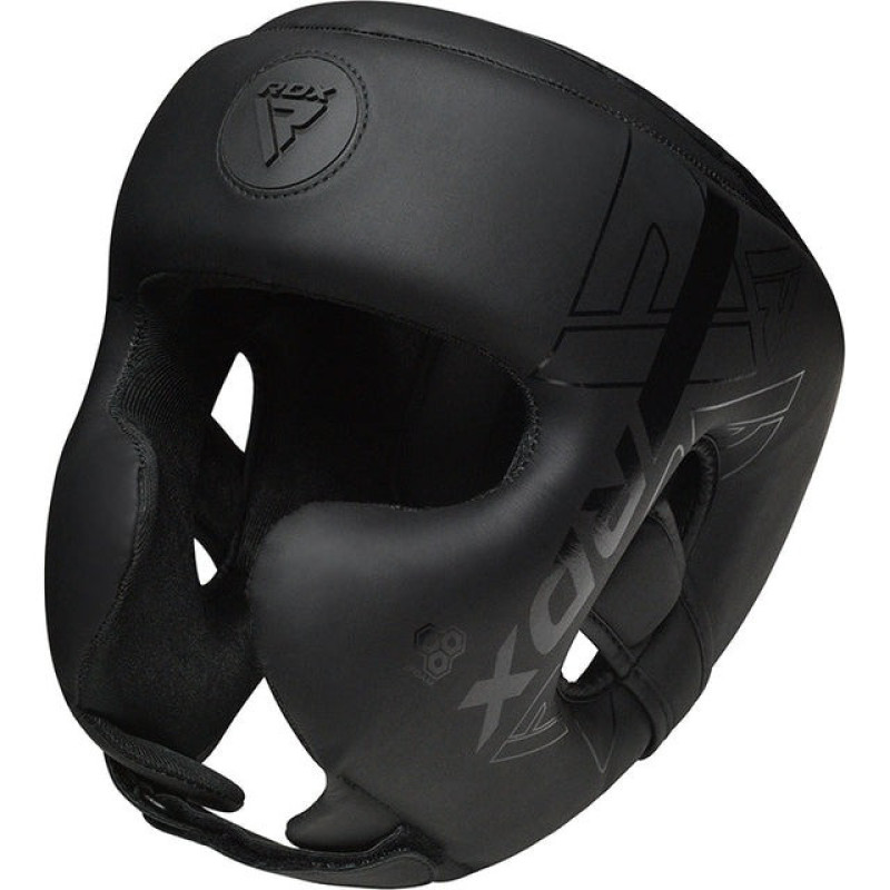 Боксерський шолом RDX F6 KARA Matte Black M