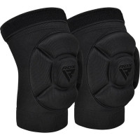 Наколінники спортивні RDX HOSIERY KNEE FOAM K5 BLACK/BLACK-XL (пара), Розмір XL, Поліестер, Чорні