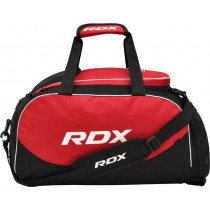 Спортивна сумка RDX R1 Duffel Bag with Backpack Straps Black/Red Спортивна сумка RDX R1 Duffel Bag with Backpack Straps Black/Red