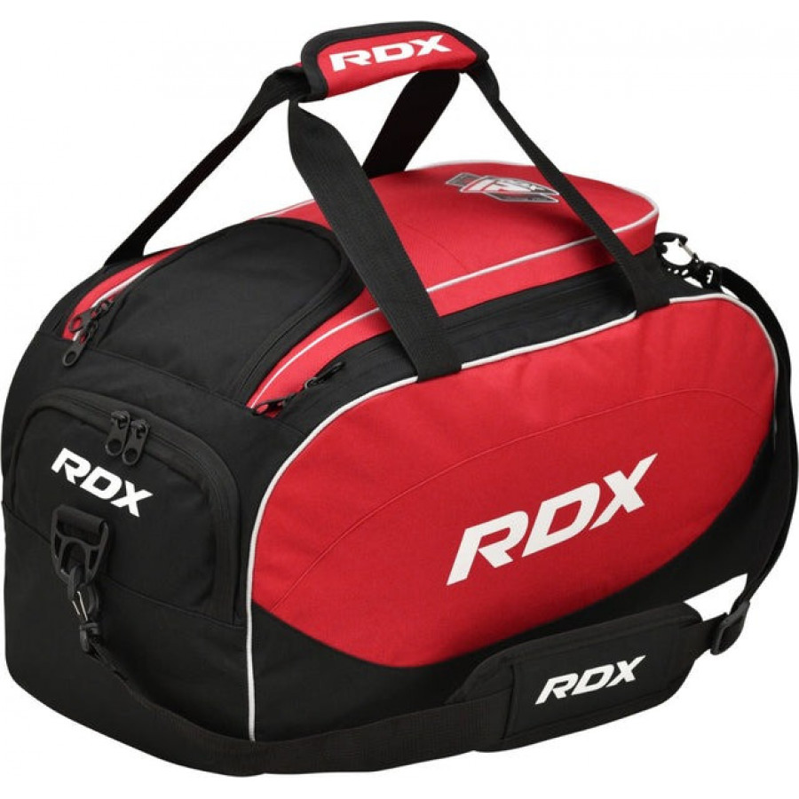 Спортивна сумка RDX R1 Duffel Bag with Backpack Straps Black/Red