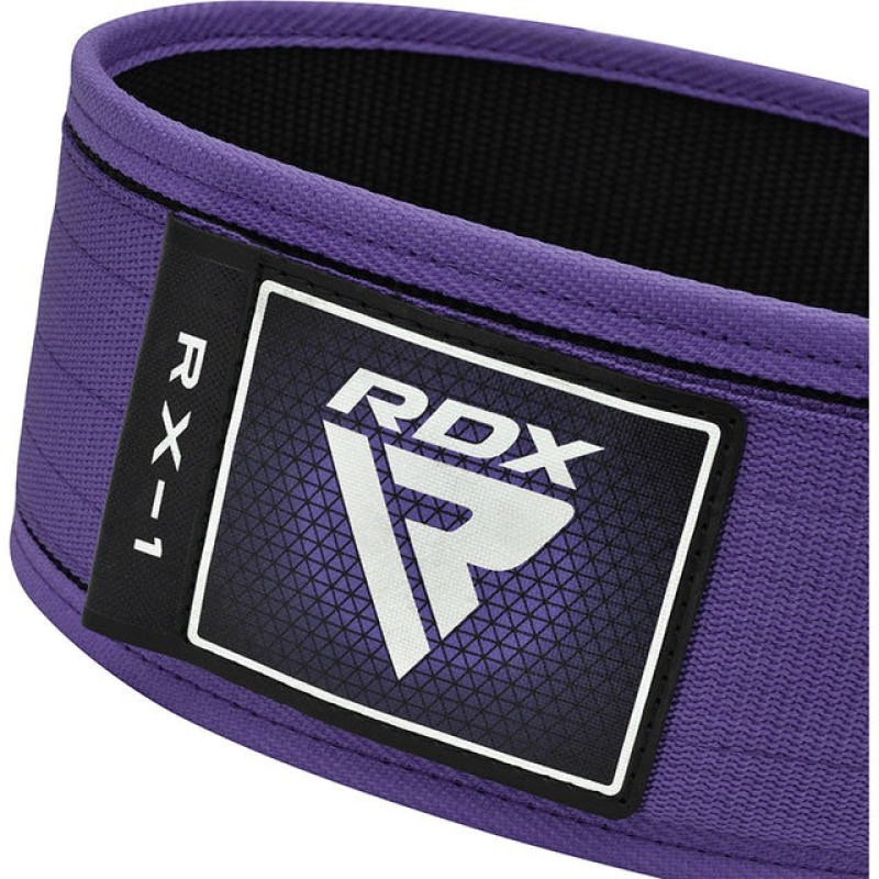 Пояс для важкої атлетики RDX RX1 Weight Lifting Belt Purple S