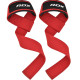 Лямки для тяги RDX W1 Gym Single Strap Red Plus, Длина 60 см, Ширина 4 см, Хлопок, Эластан, Красный