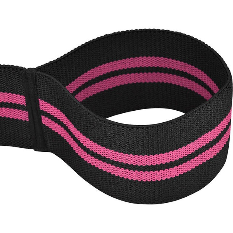 Бинты на колени RDX GYM KNEE WRAP R11 BLACK/PINK, Длина 2 м, Хлопок, Полиэстер, Черно-розовый