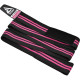 Бинты на колени RDX GYM KNEE WRAP R11 BLACK/PINK, Длина 2 м, Хлопок, Полиэстер, Черно-розовый