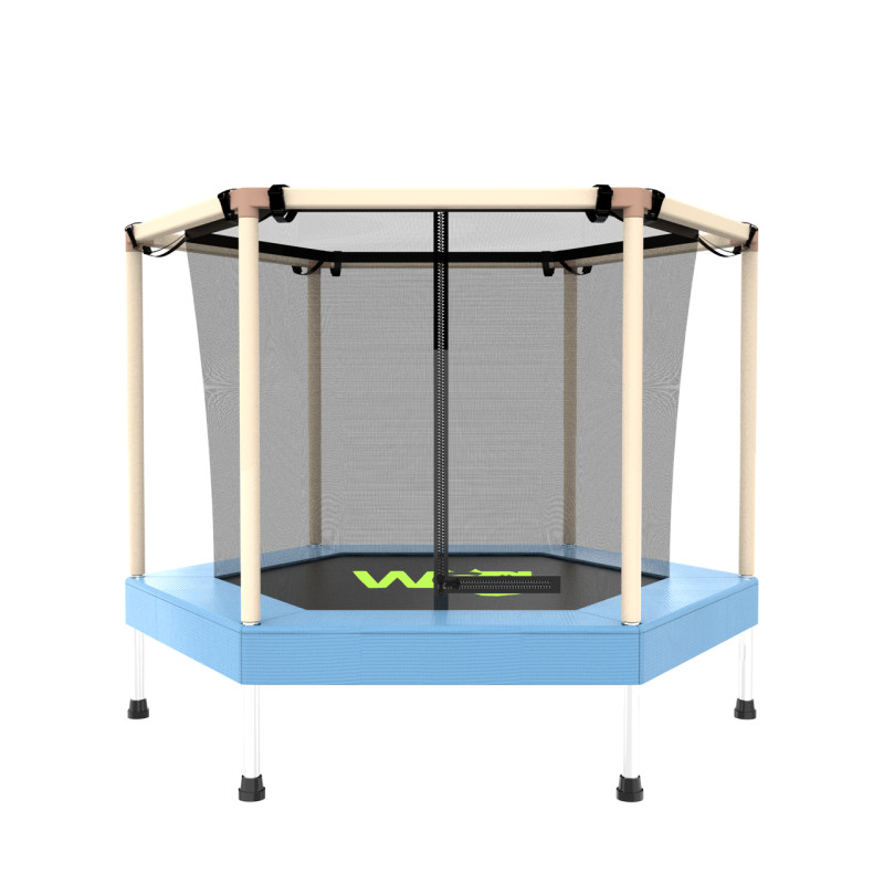 Батут манеж 173 см шестигранный с сеткой WCG Hexi M