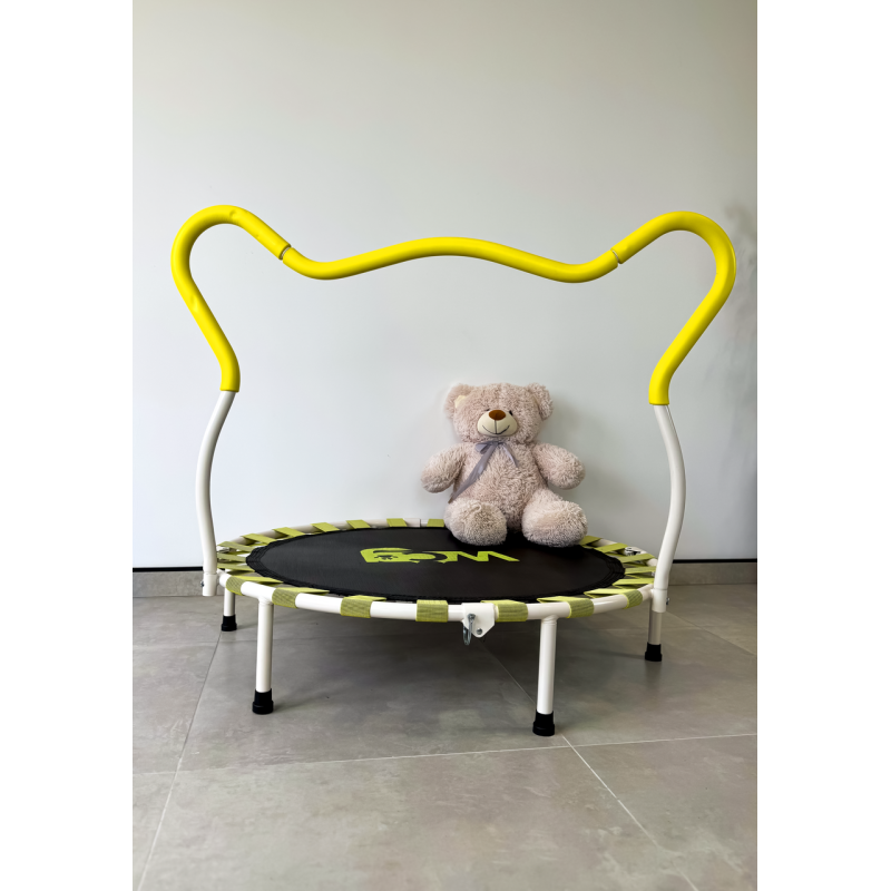 Детский Батут с ручкой WCG Koala ярко желтый