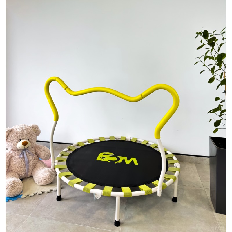 Детский Батут с ручкой WCG Koala ярко желтый