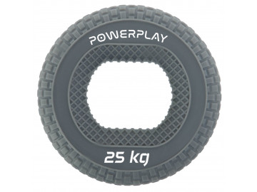 Еспандер кистьовий силіконовий PowerPlay PP-4333 Hand Grip Large 25 кг. Сірий