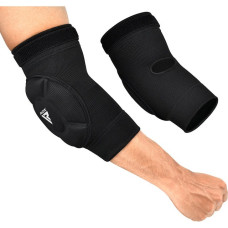 Налокітники спортивные RDX Hosiery Elbow Foam Black/White XL