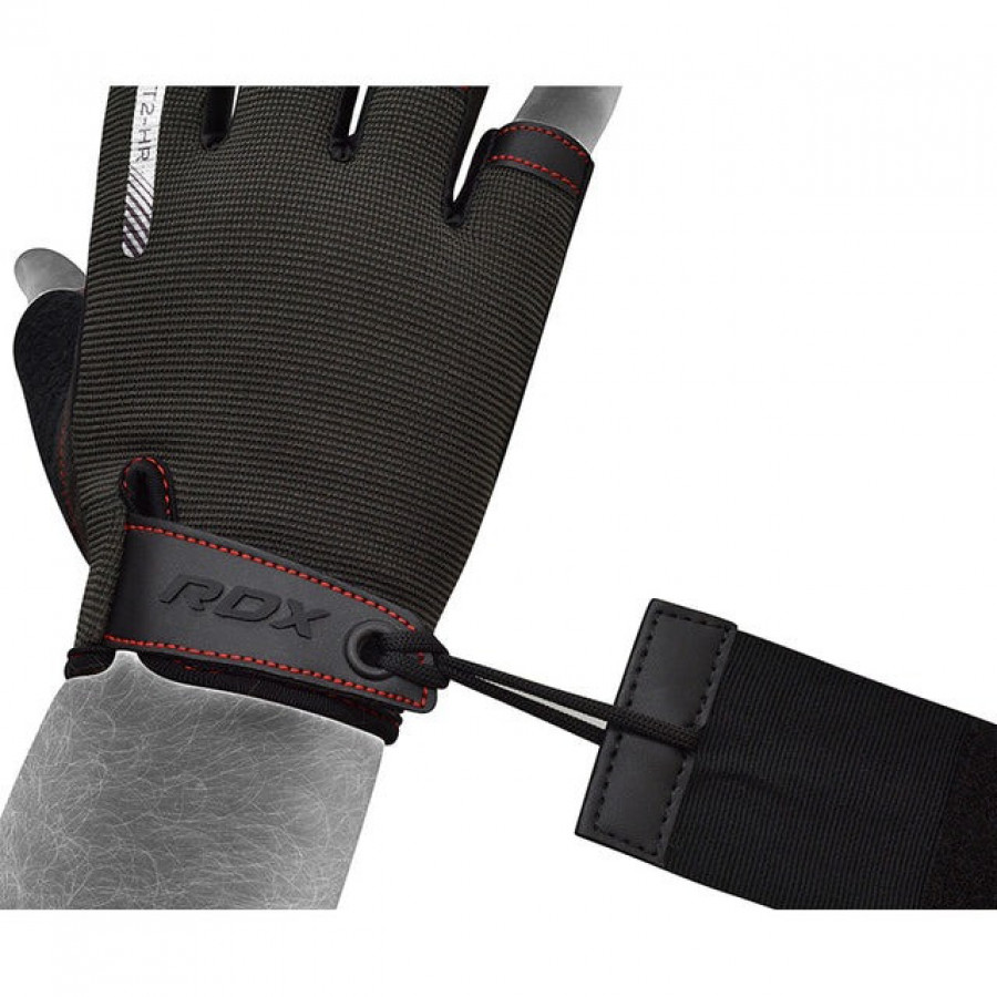 Рукавички для фітнесу RDX T2 Half Red XL